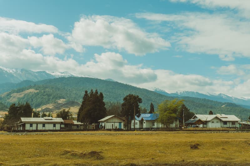 scenery of mechuka village